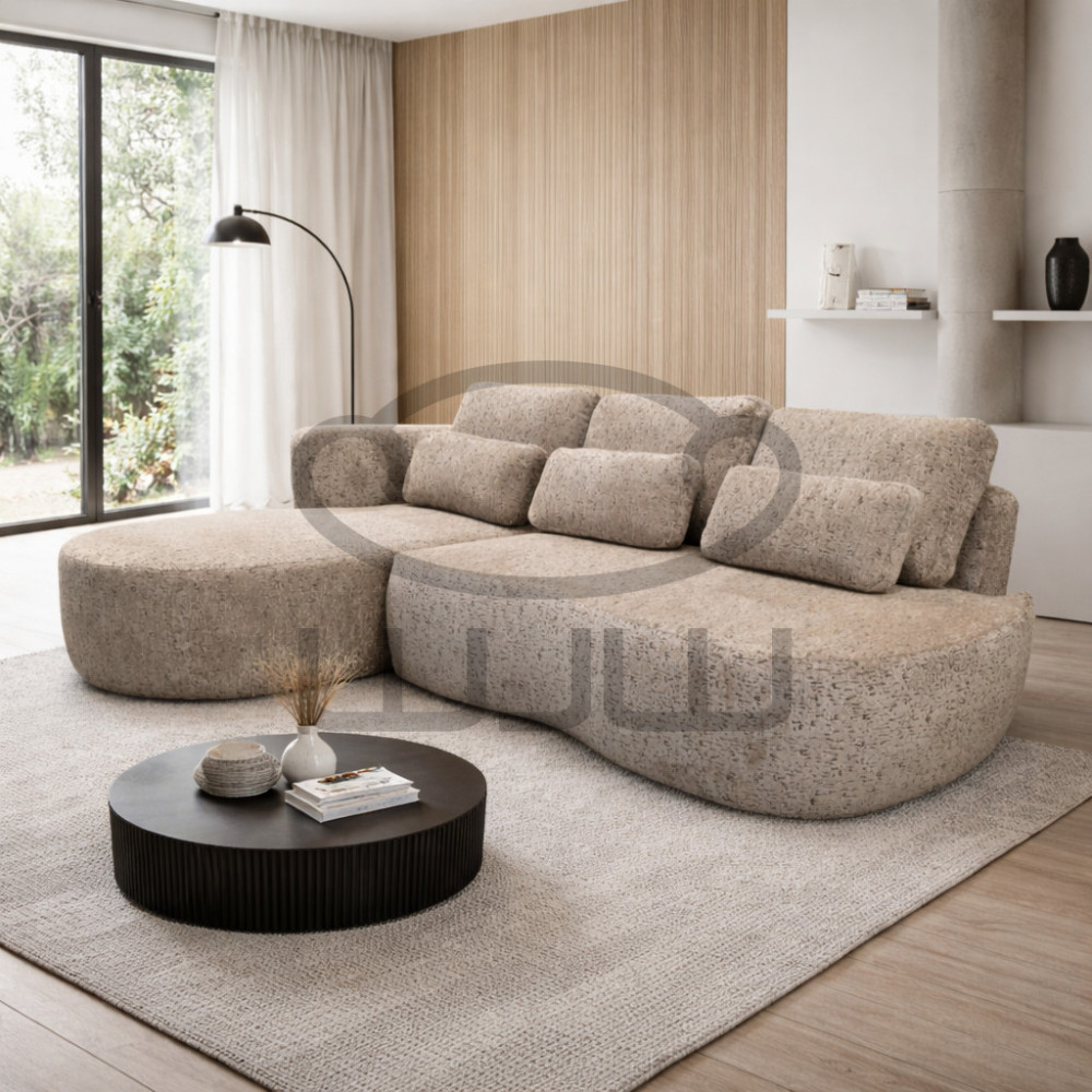 MEKNES Narożnik rozkładany z pojemnikiem L+2F Bosco