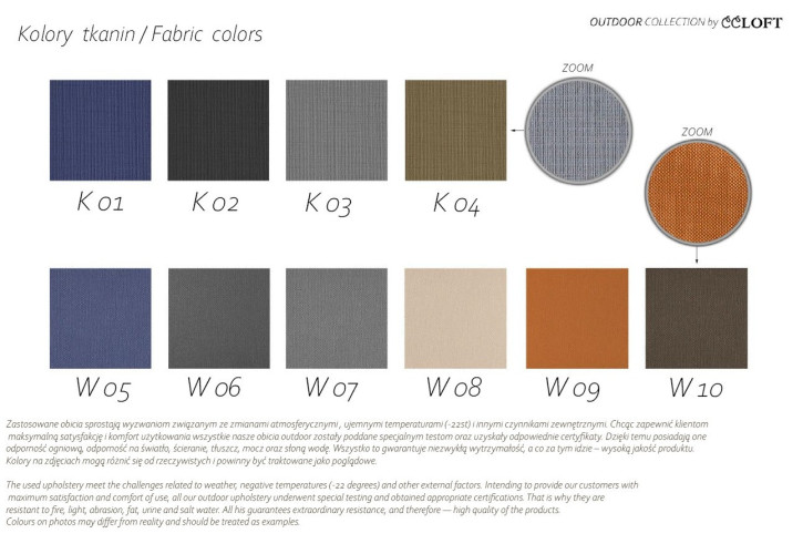 FIGARO Sofa Ogrodowa 2 - osobowa