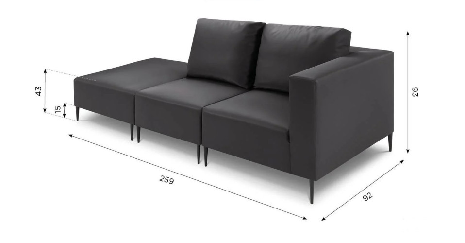 GOZO Zestaw Mebli  Ogrodowych PD+1+A