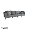 GOZO Zestaw Mebli  Ogrodowych A+1+1+A - 4 osobowa sofa