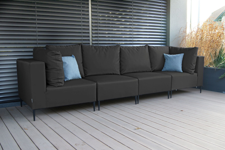 GOZO Zestaw Mebli  Ogrodowych A+1+1+A - 4 osobowa sofa