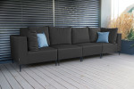 GOZO Zestaw Mebli  Ogrodowych A+1+1+A - 4 osobowa sofa