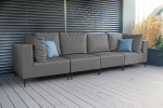 GOZO Zestaw Mebli  Ogrodowych A+1+1+A - 4 osobowa sofa