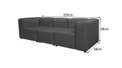 FUNTANA Sofa Ogrodowa B1+1+1B
