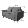 MELANIA METAL Sofa B2B