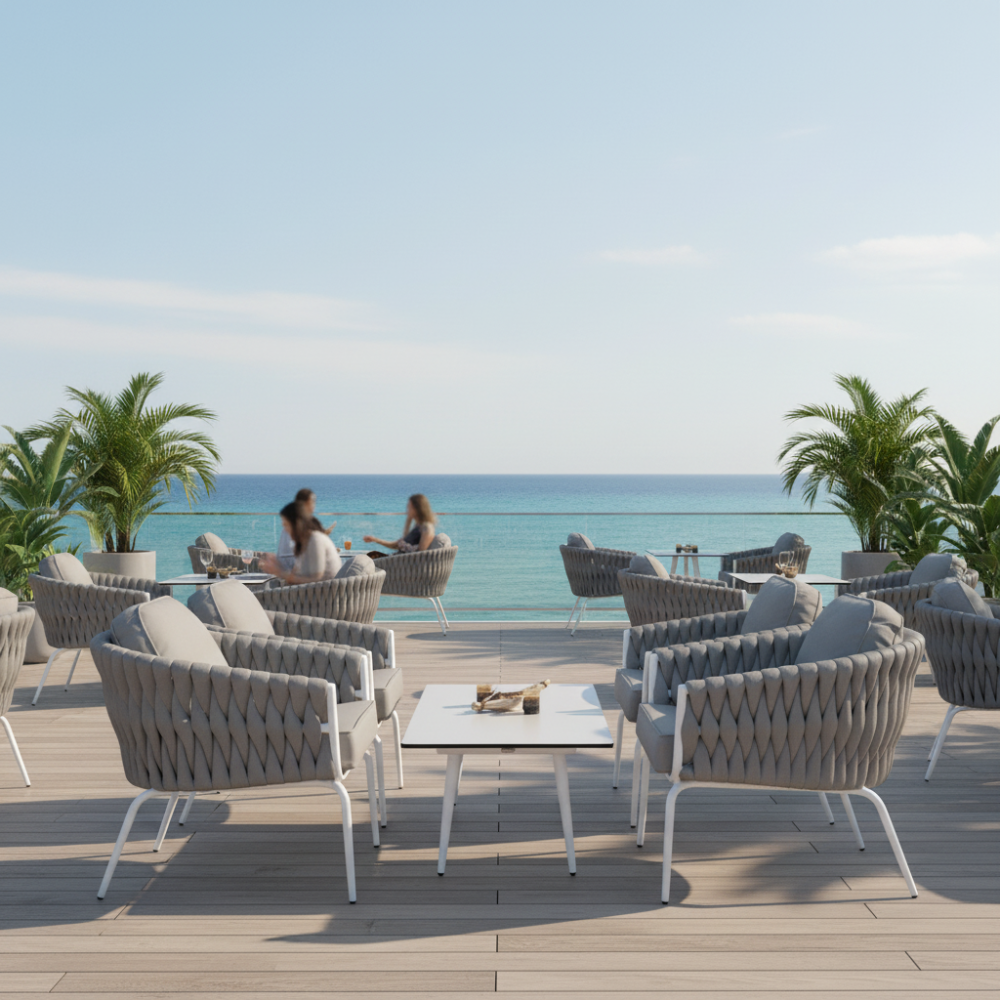 kolekcja ogrodowa mebli aluminiowych CCLOFT