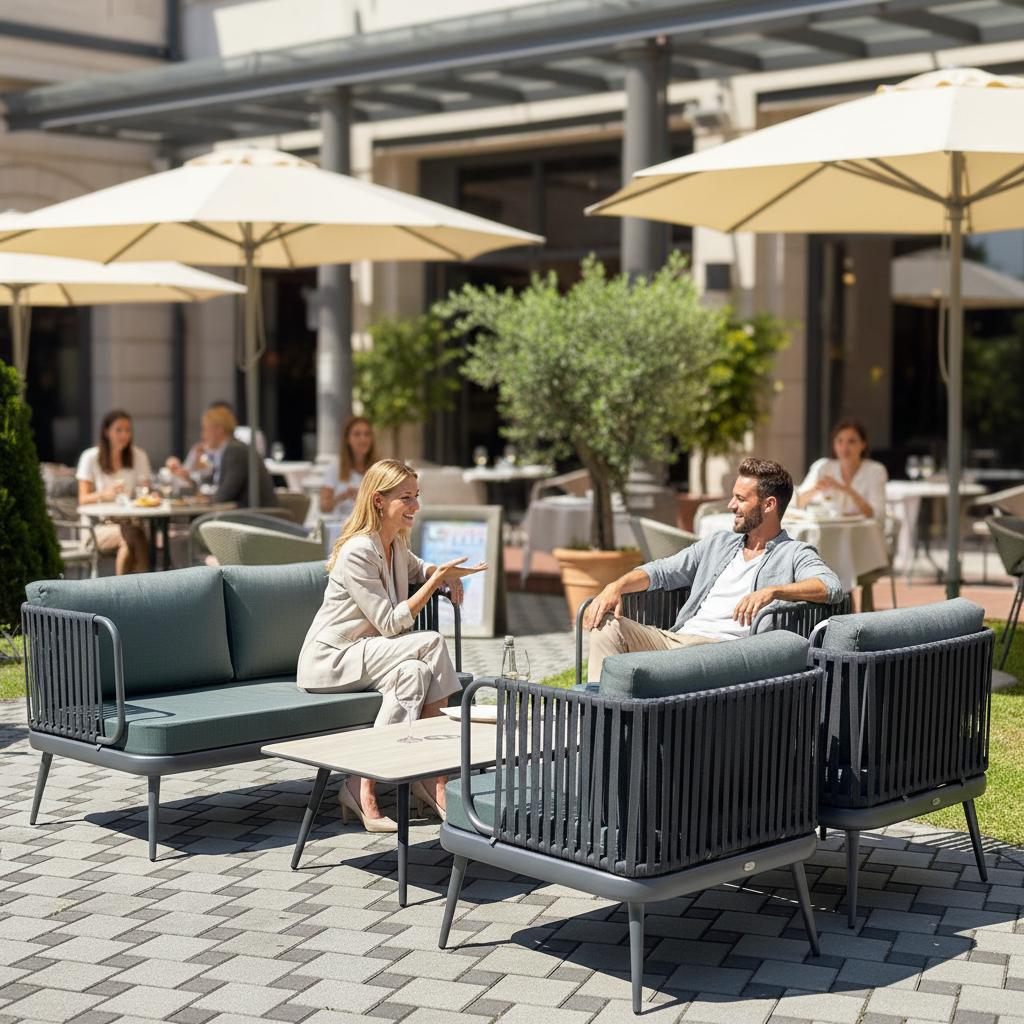 Kolekcja ogrodowa mebli aluminiowych CCLOFT